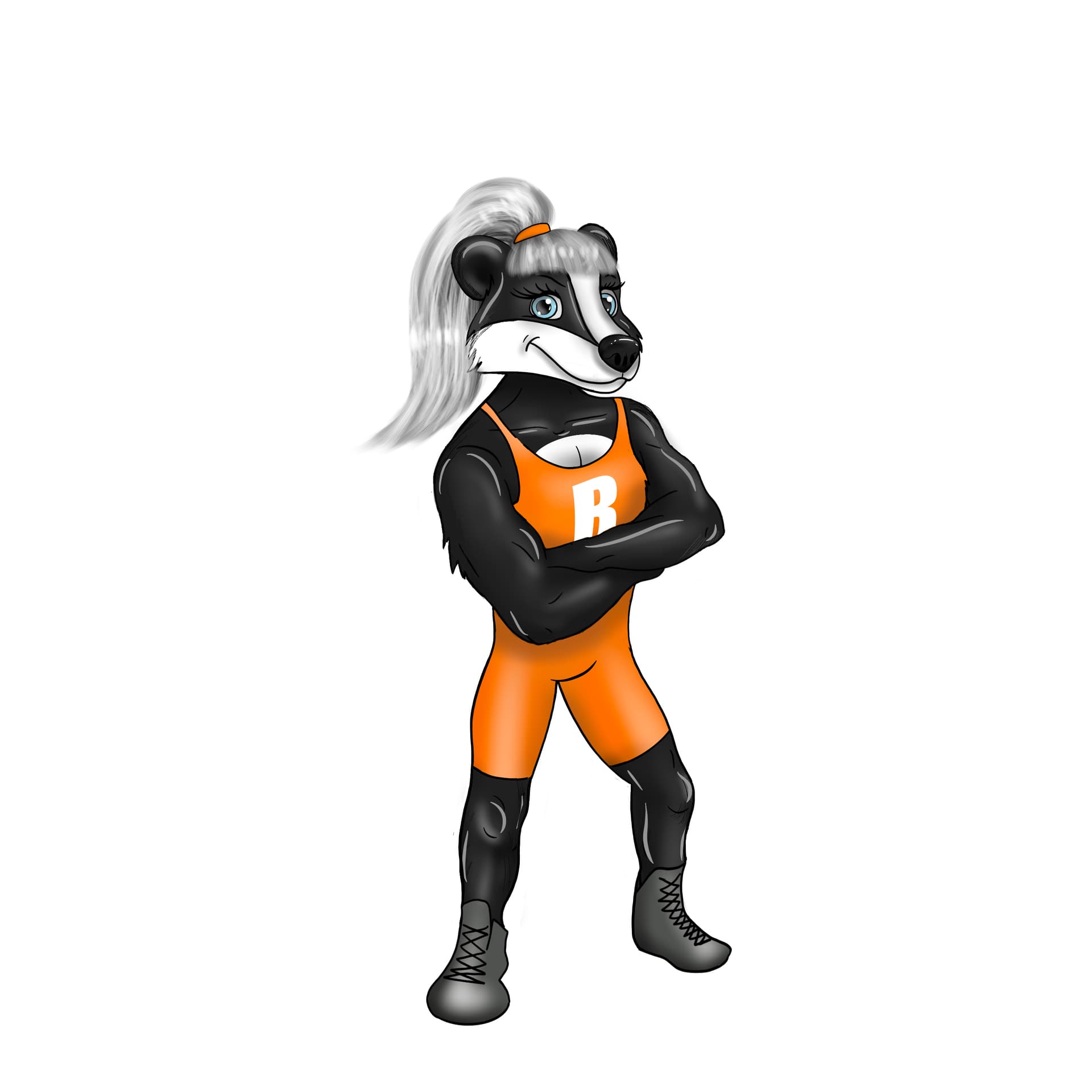 Badger Mascot Character by Emberleaf Creative Studio