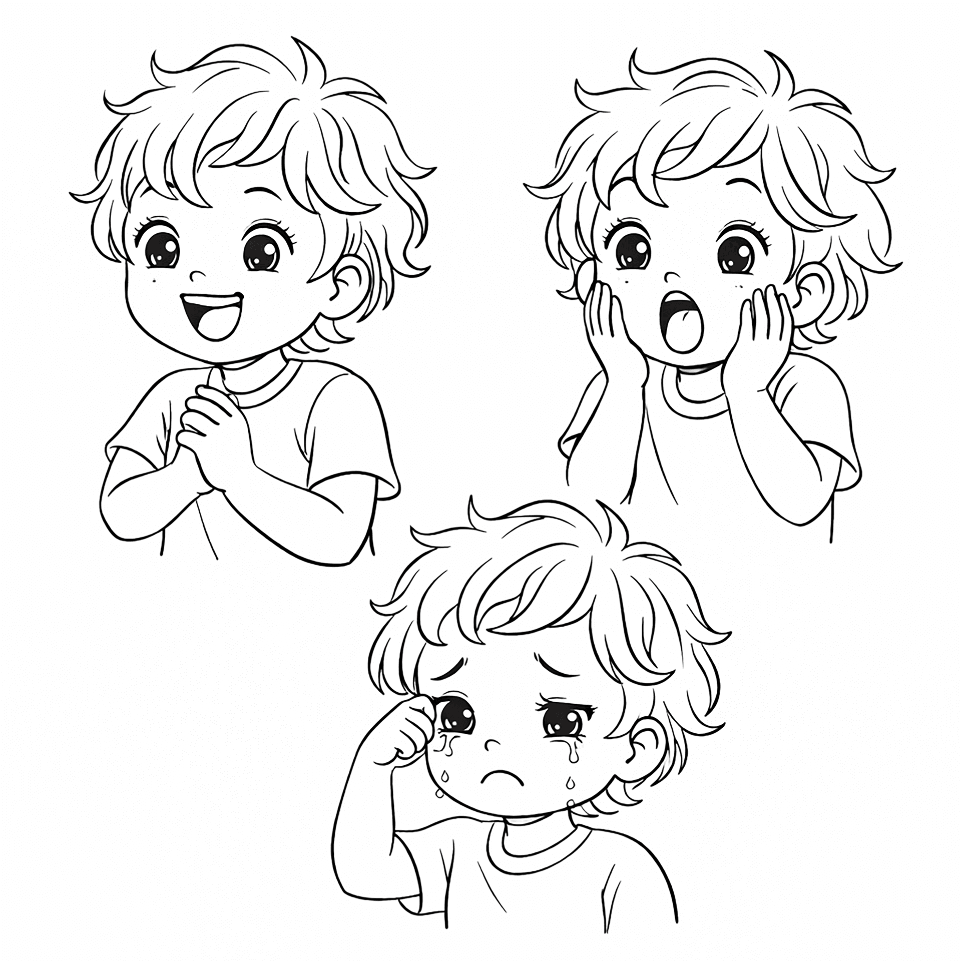 Boy Expression by Emberleaf Creative Studio