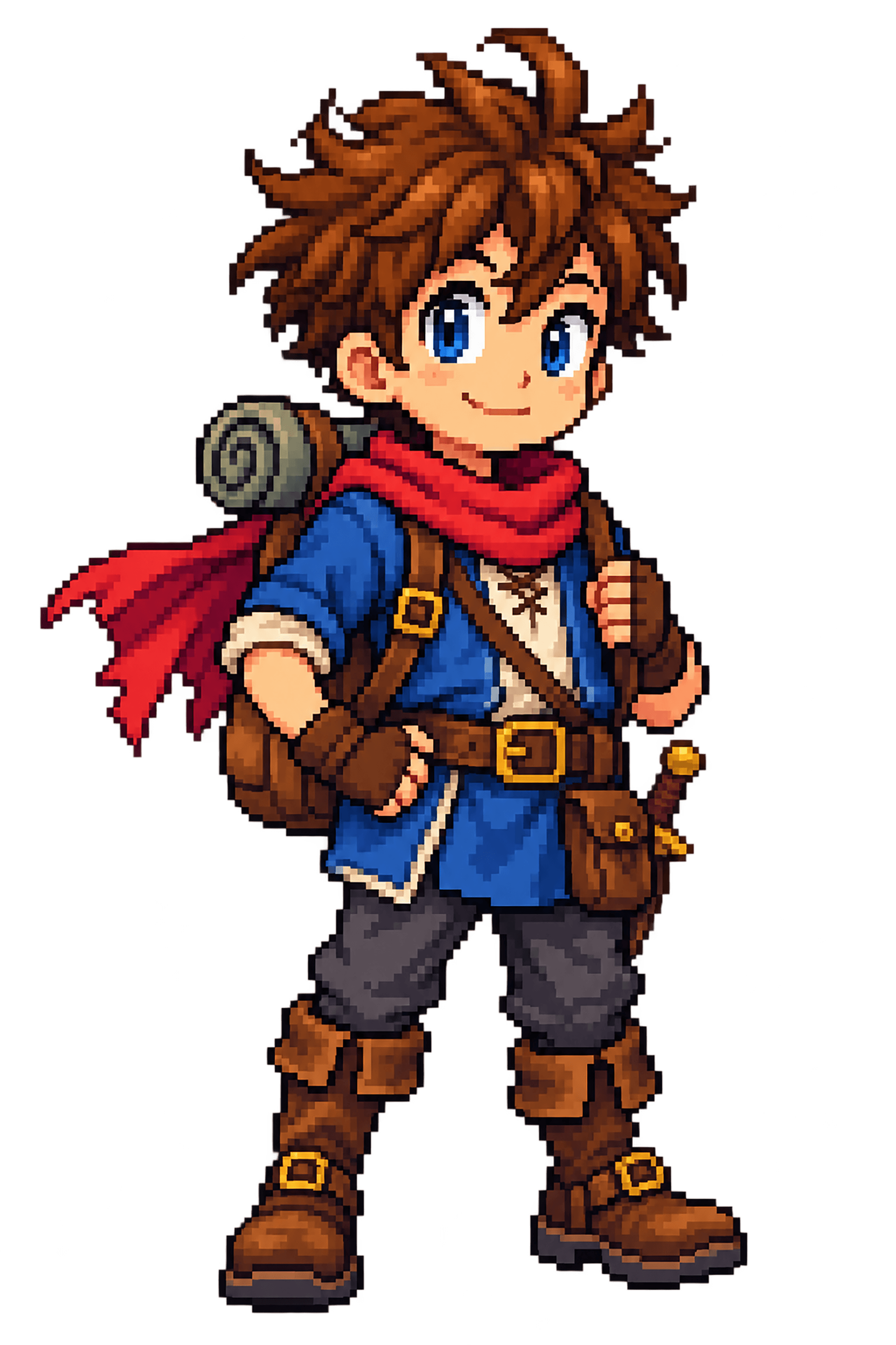 Boy Pixelated by Emberleaf Creative Studio