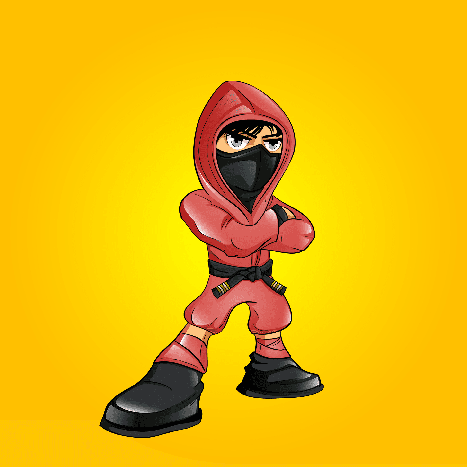 Ninja Character Design by Emberleaf Creative Studio