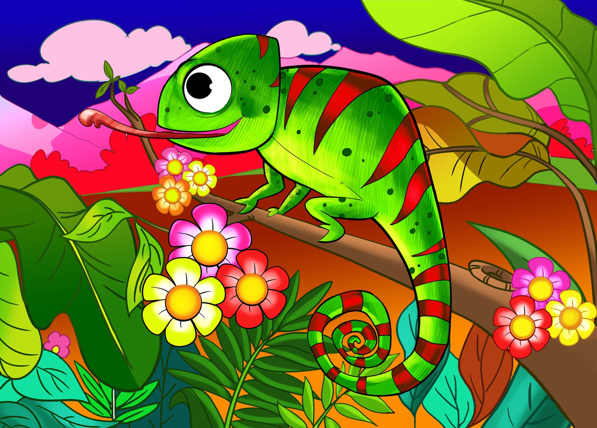 Chameleon by Emberleaf Creative Studio