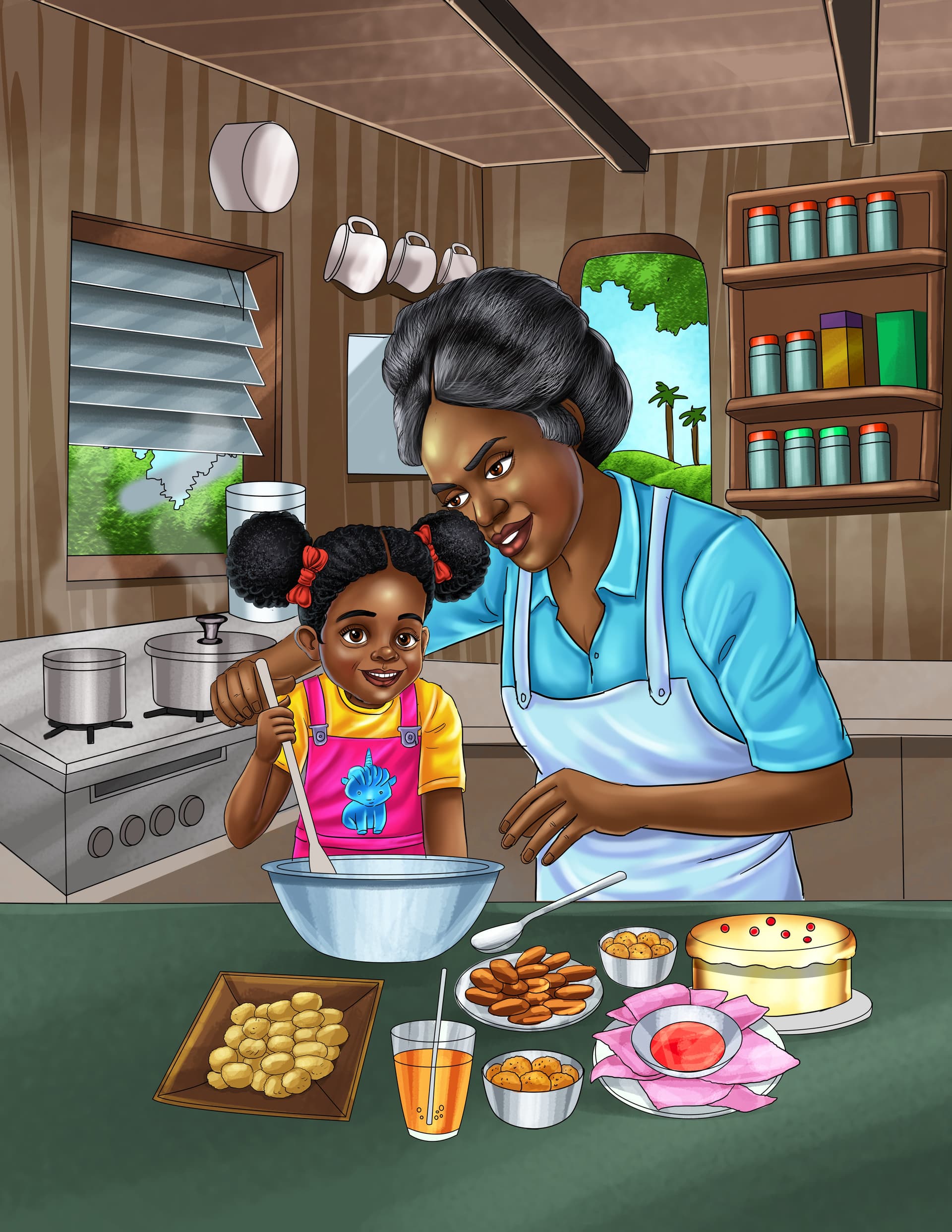 Cooking Mom by Emberleaf Creative Studio