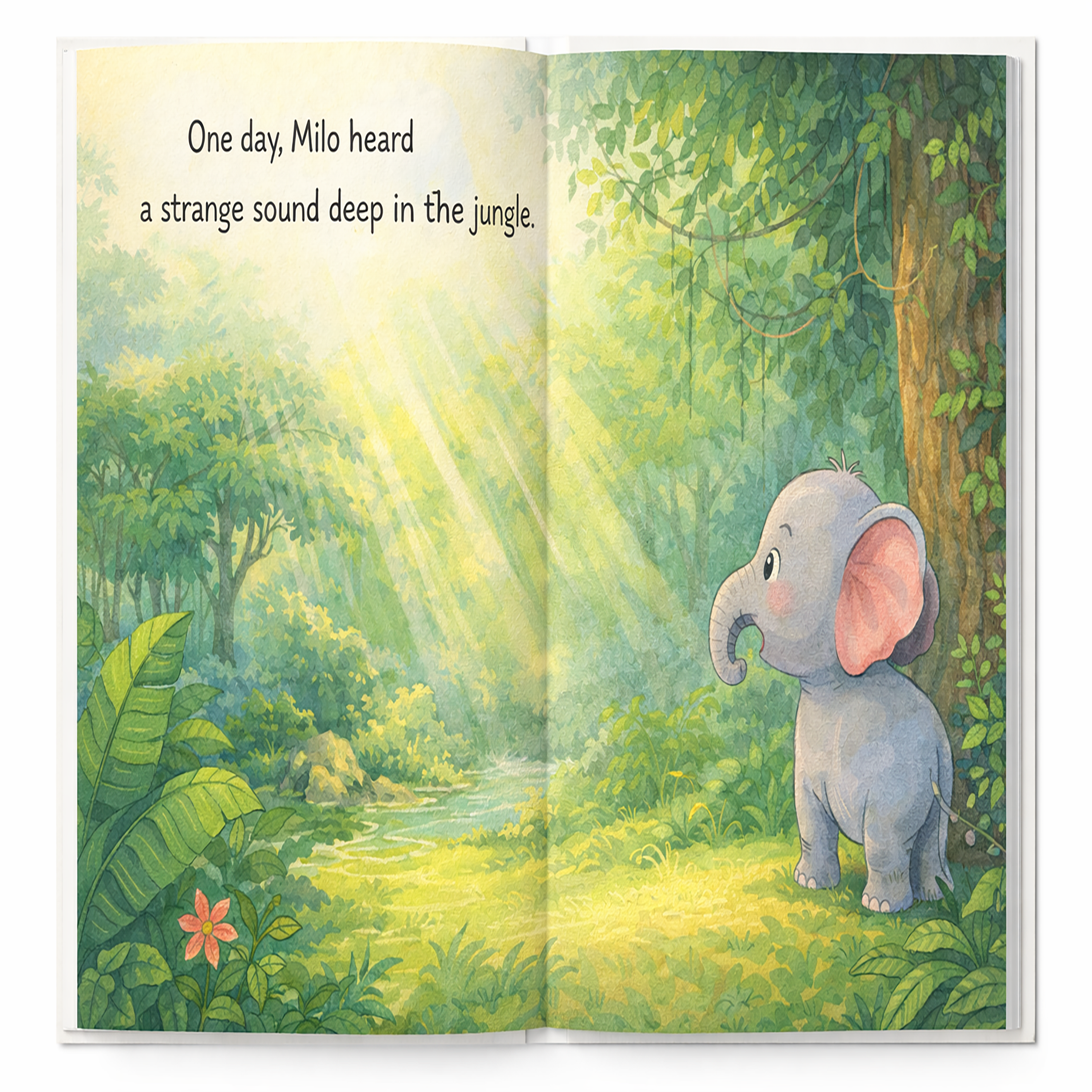 Elephant Sunlight by Emberleaf Creative Studio