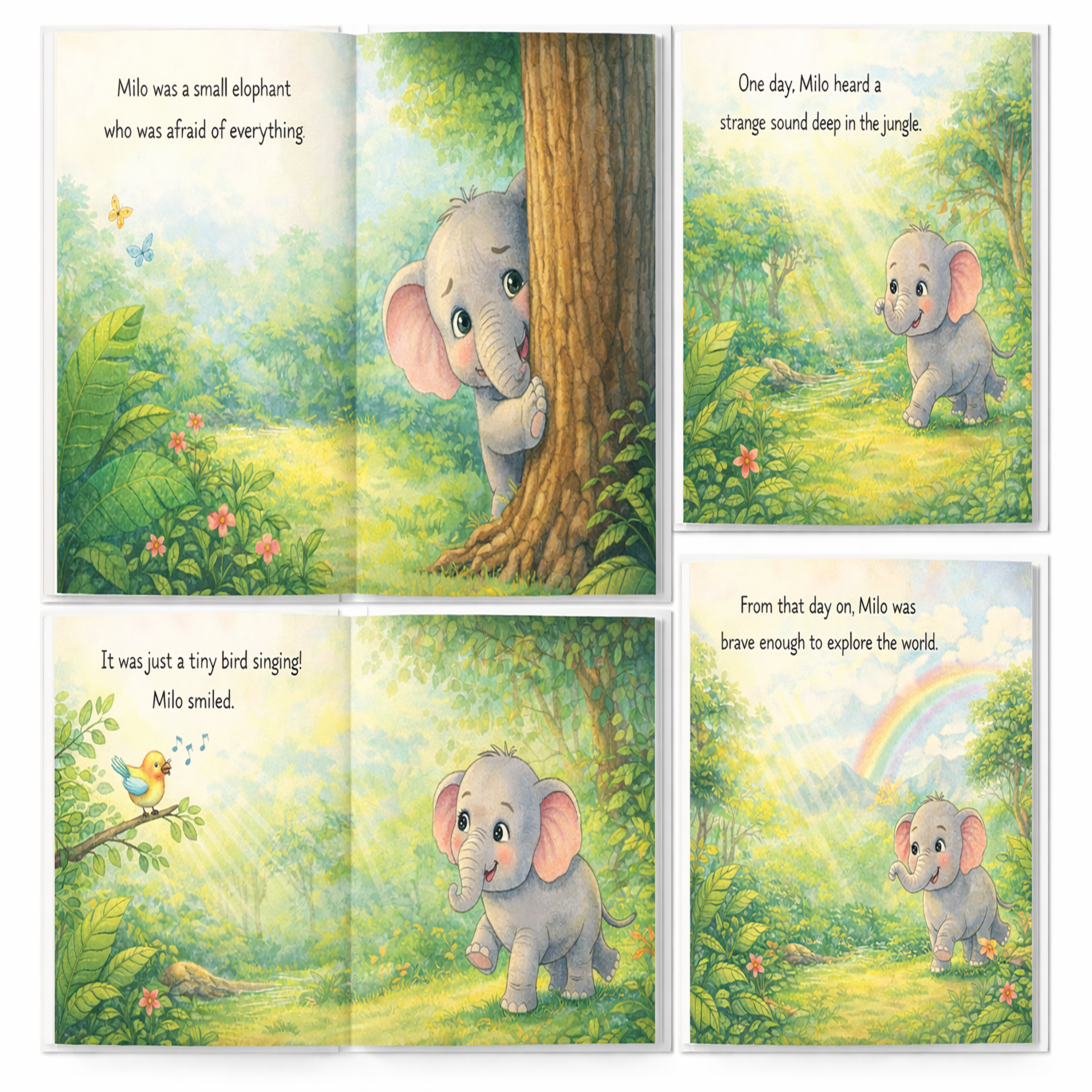 Elephant Story Page by Emberleaf Creative Studio