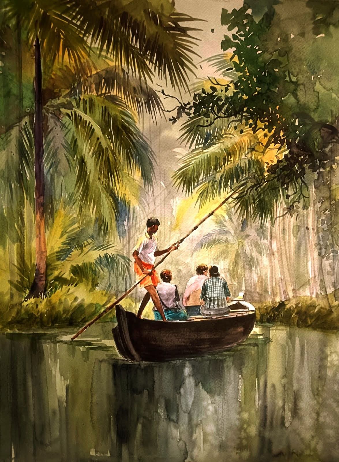 River Boat by Emberleaf Creative Studio