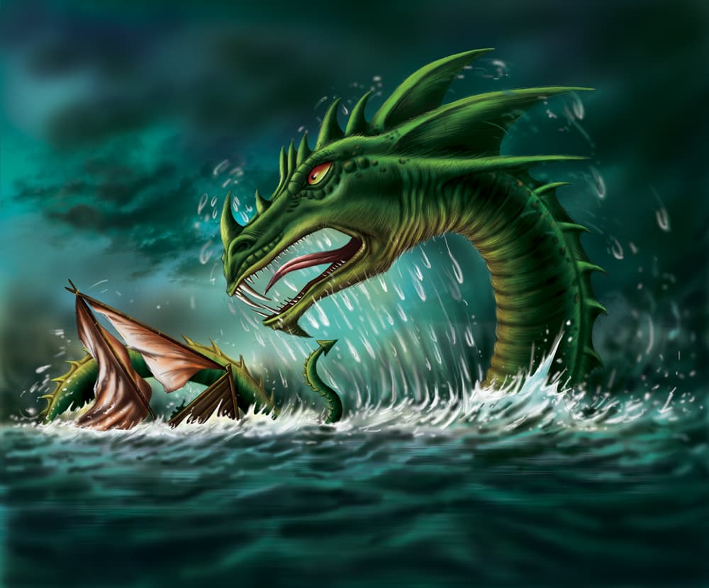 Ocean Dragon by Emberleaf Creative Studio