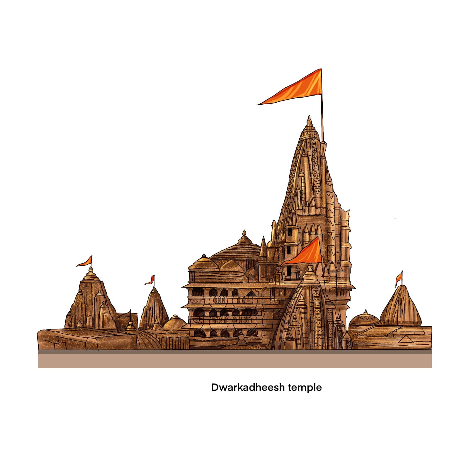 Temple Illustration by Emberleaf Creative Studio
