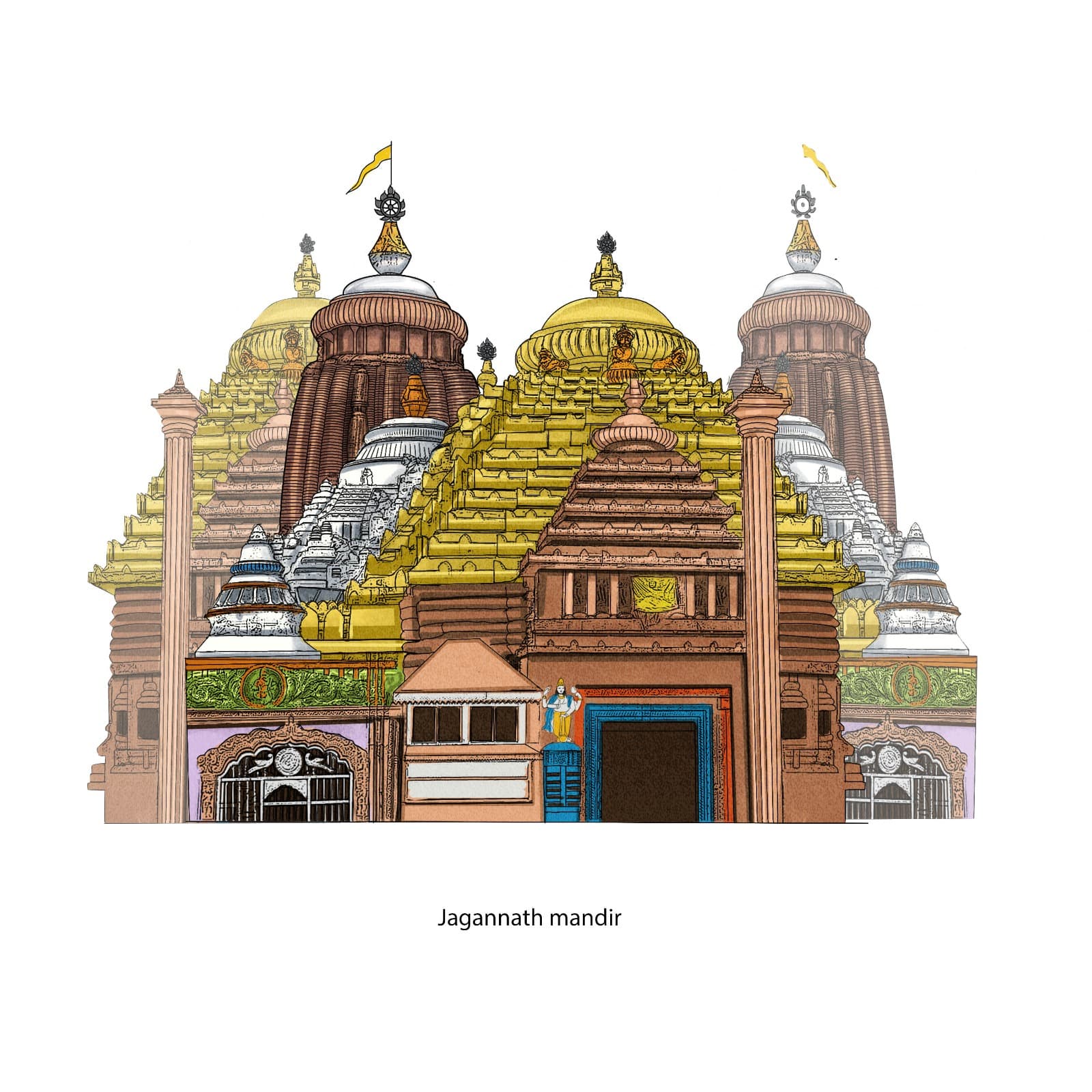 Jagannath Temple by Emberleaf Creative Studio
