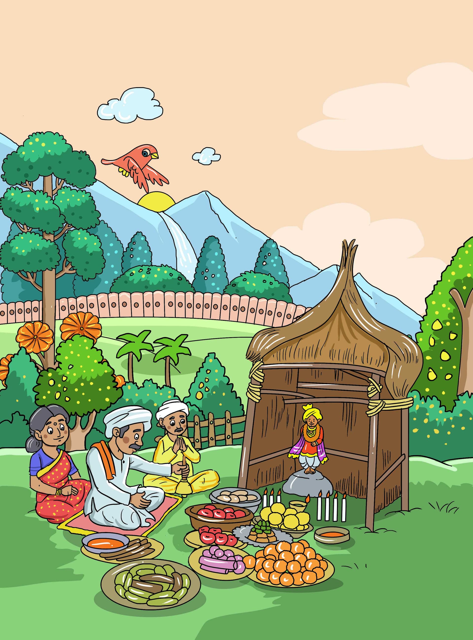 Village Feast by Emberleaf Creative Studio