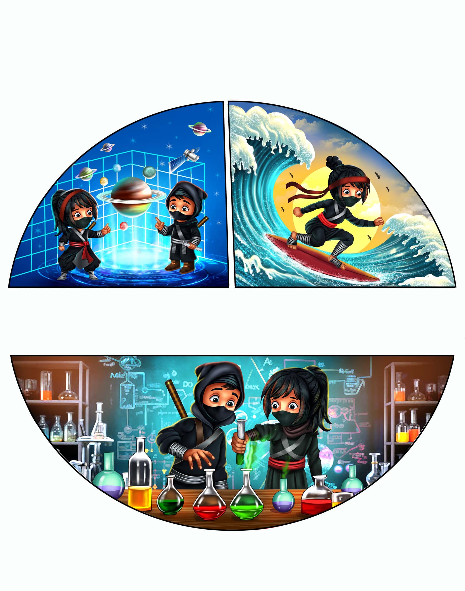 Ninja Comic by Emberleaf Creative Studio