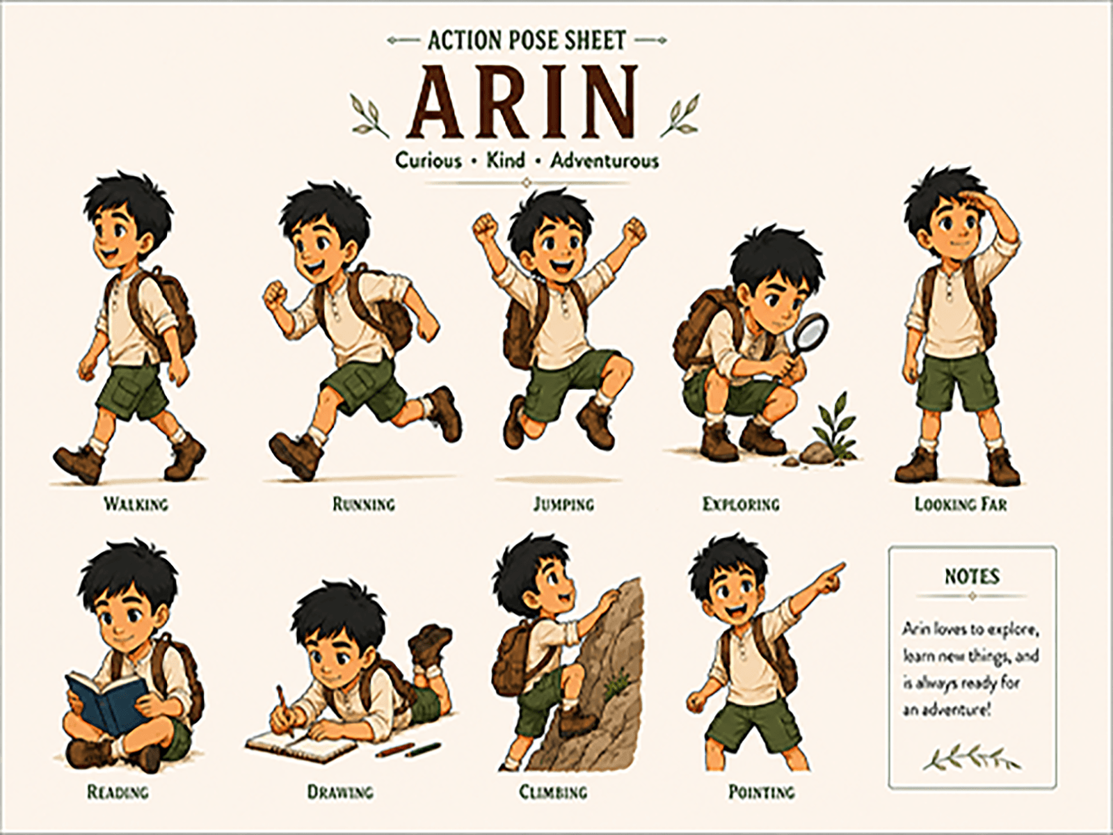 Character Development by Emberleaf Creative Studio
