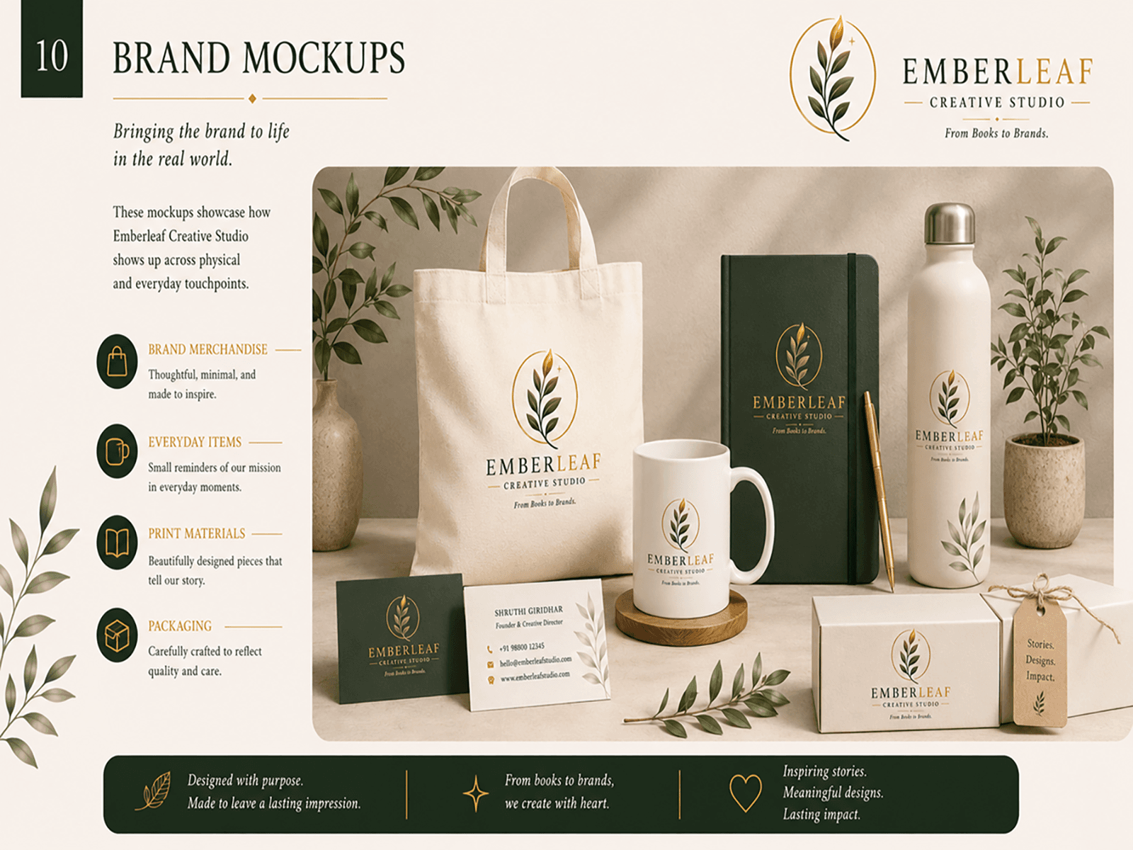 Complete Brand Presentation by Emberleaf Creative Studio